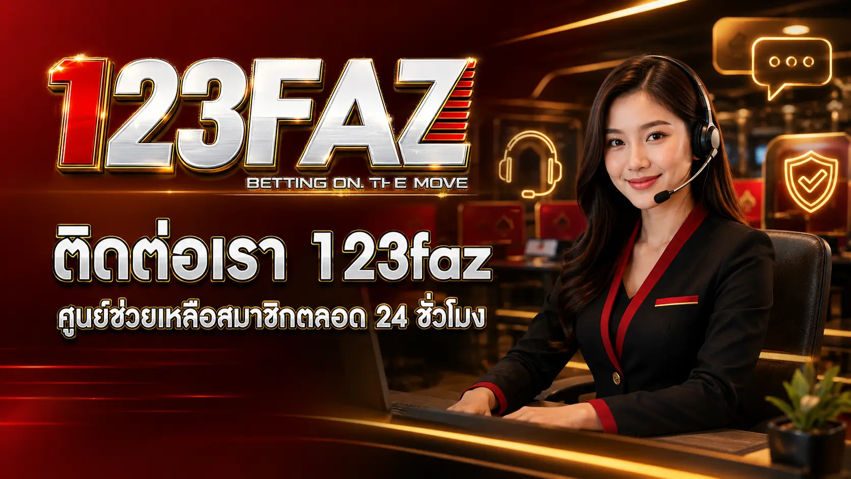 ติดต่อเรา 123faz ศูนย์ช่วยเหลือสมาชิกตลอด 24 ชั่วโมง