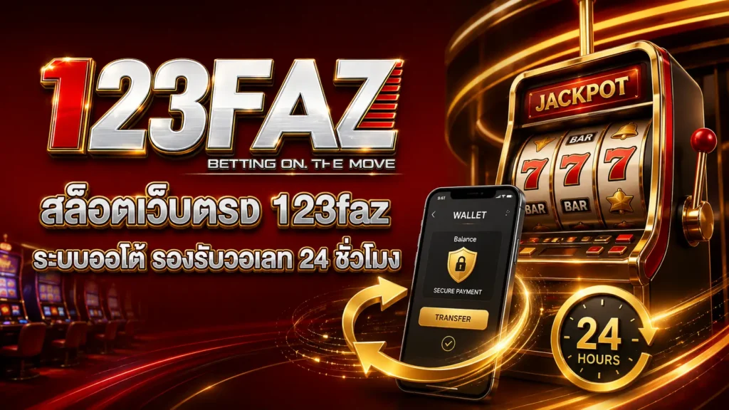 สล็อตเว็บตรง 123faz ระบบออโต้ รองรับวอเลท 24 ชั่วโมง